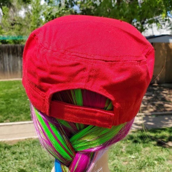 Ladies Red BLING Hat NEW - Picture 4 of 4